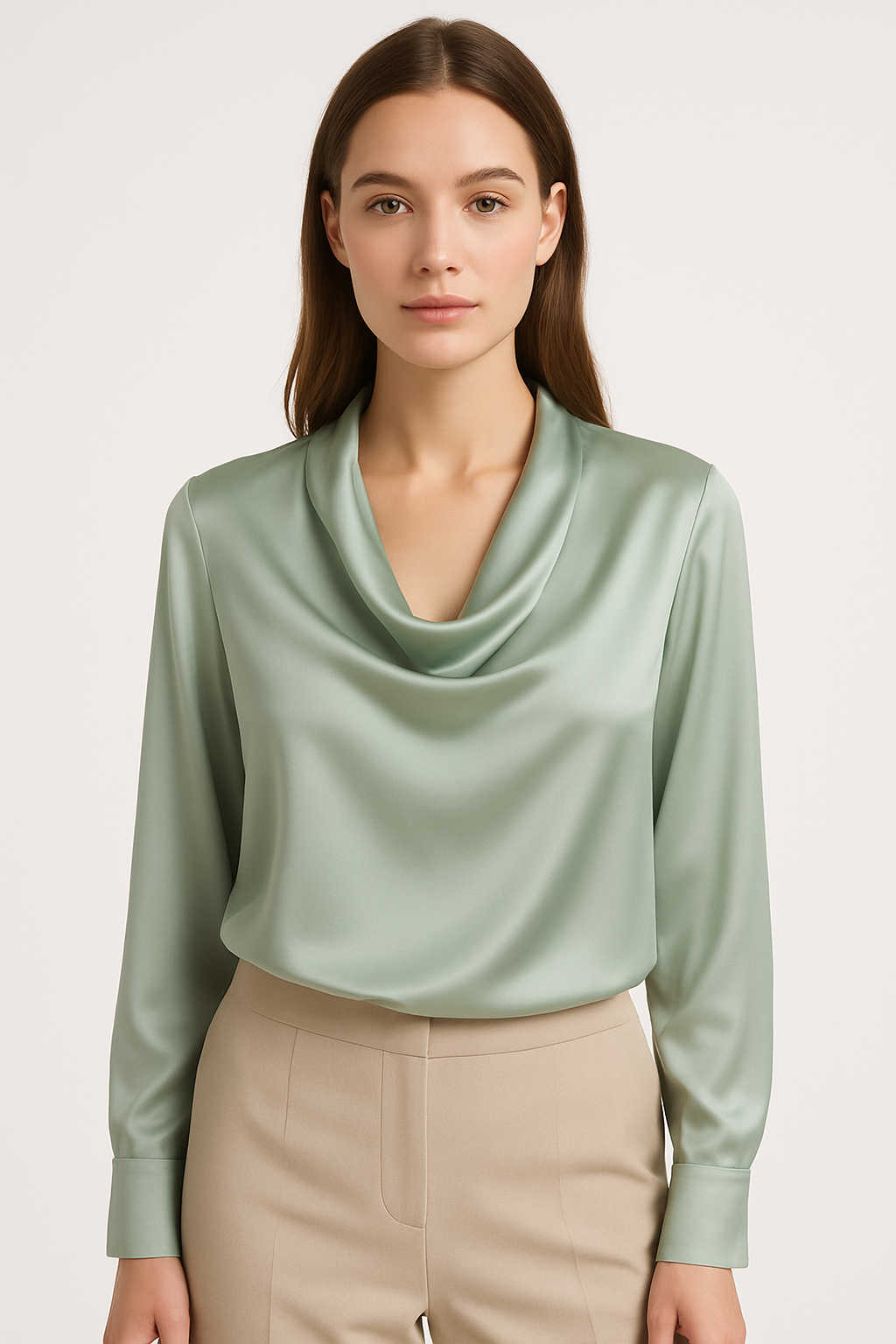 Moenia | Jedwabna bluzka klasyczna